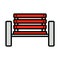 Tennis Player Bench Icon