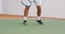Tennis player legs movements