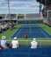 Tennis Players Nicolas Mahut and Soon Woo Kwon, 2017 US Open, NYC, NY, USA