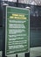 Tennis rules regulation sign public town tennis courts Bedford, New York