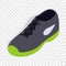 Tennis shoe isometric icon