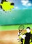 Tennis sport background