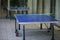 Tennis tables on the street