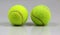 Tennisball on white background