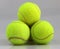 Tennisball on white background