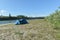 Tent on the banks of the river in Yamal