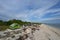 Tent camp on Middle Cape Sable in Everglades National Park, Florida.