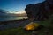 Tent in Elgol