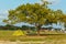 Tent on grassland