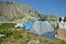 Tent tents mountain camping in theodoriana village greece