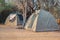 Tents in a campground