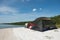 Tents Camping on Beach