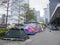 Tents in front of Central Government Offices - Umbrella Revolution, Admiralty, Hong Kong