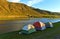 Tents at the Orkhon river