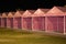 Tents in rows