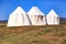 Tents under the blue sky