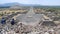 Teotihuacan from the moon pyramid , Mexico , Panorama