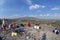 Teotihuacan, Sun Temple Pyramid, Jan 2015, Fisheye