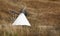 Tepee tent in the outdoors, in autumn.