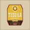 Tequila label template