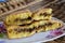 TERANG BULAN, Indonesian sweet pancakes in Lombok close-up