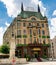 Terazije fountain and hotel Moskva in city center of Belgrade, Serbia