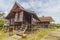 TERENGGANU, MALAYSIA -  SEPTEMBER 2019 : Typical Malay wooden houses in Terengganu, Malaysia