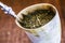 TererÃ© ou tererÃª is a typical South American drink made with the infusion of yerba mate in cold water. Of Guarani origin, it can