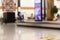 Terminal airport baggage claim,blurred background