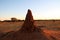 Termite hills in Namibia Africa