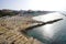 TERMOLI, ITALY - AUGUST 17, 2022: Termoli seascape on summer, Molise, Italy