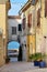 Termoli, Molise, Italy -08/07/2019- The characteristic alleys of the old fishing village