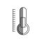 termometer temperature isolated icon