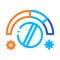 Termostat Heating And Cooling Detail Vector Icon