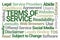 Terms of Service Word Cloud