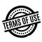 Terms Of Use rubber stamp