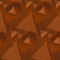 Terra-cotta natural color geometric seamless pattern