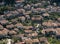 Terra Cotta Roofs of Ottoman Houses Viewed from Above in Berat Albania