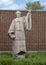 Terra cotta sculpture of Francis Makemie by Alexander Stirling Calder, Presbyterian Historical Society exterior garden