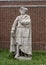 Terra cotta sculpture of James Caldwell by Alexander Stirling Calder, Presbyterian Historical Society exterior garden