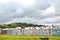 terrace of colorful seaside houses 1