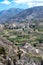 Terrace farming in the canyon of the Colca River in southern Peru