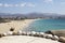 Terrace in front of Agios Prokopios beach