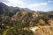 Terrace hillsides at Polyrenia, Crete, Greece