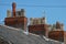 Terrace Houses Chimney Pots