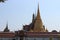 The terrace with principal buildings in Wat Phra Kaew, Bangkok, Thailand