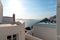 Terrace on the sea - Thira village - Aegean sea - Santorini island - Greece