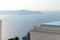 Terrace on the sea - Thira village - Aegean sea - Santorini island - Greece