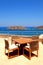 Terrace seaview with outdoor furniture (Crete,