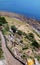 Terraced Gardens from St.Michaels Mount, Cornwall